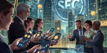 Inversores minoristas analizando criptomonedas bajo la vigilancia de la SEC en 2026